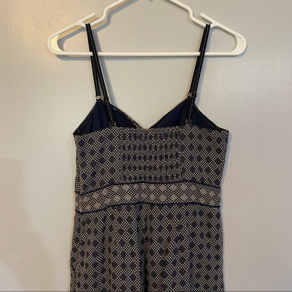 Anthropologie Navy Jumpsuit Size 6 - Picture 10 of 11